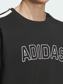 Adidas 男子ST SPORTS TEE運動休閒短袖T卹 - 黑色 - 查看 5