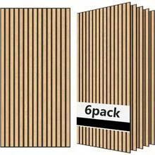 6 Pieces Of Self-Adhesive Sound-Absorbing Panels, High-Density Noise Reduction PVC Surface, 23.6 X 11.8 X 0.4 Inches - Wall Decoration Sound Insulation Panel, Self-Adhesive Great Wall Panel, Suitable For Background Walls, Wall Sound-Absorbing Panel - 6pcs - View 6