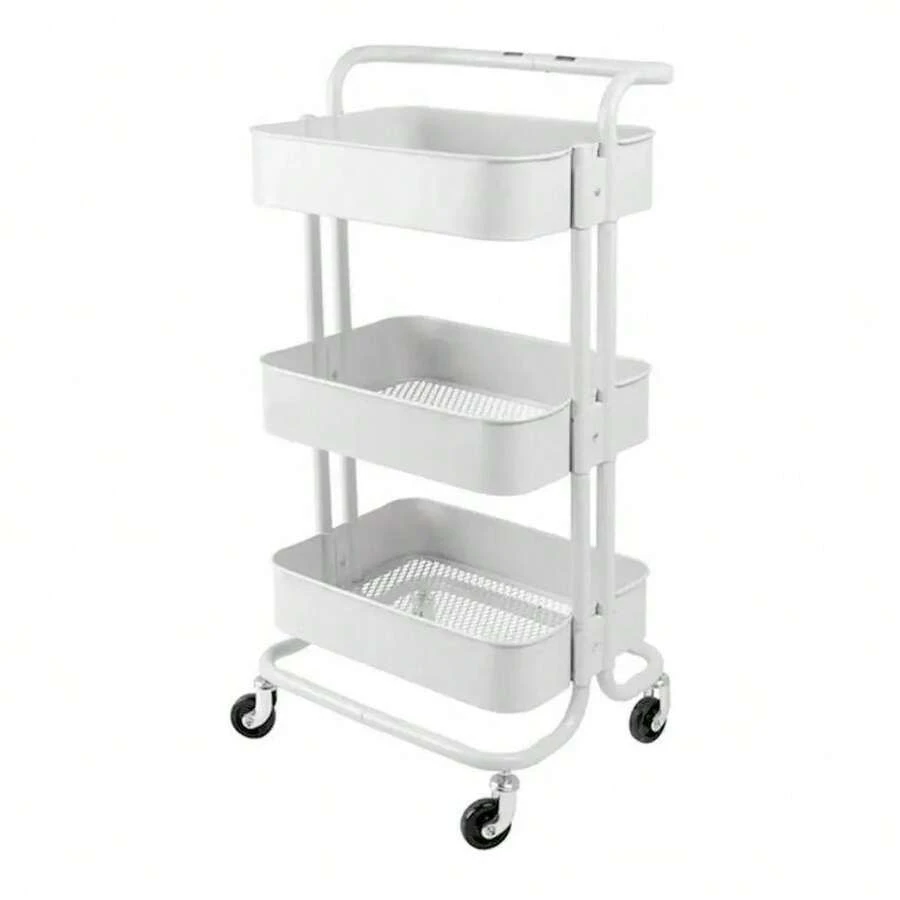 Storage Carts - Beyaz - Görünüm 1