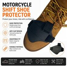 Holiday Gift Motorcycle Gear Shift Shoe Covers, Multiple Styles Available, Honeycomb Anti-Slip Pad, Durable Motorcycle Rider Shoe Protection Accessory - Motorcycle Shoe Pads - View 3