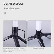 Themed Remote Control LED Floor Lamp, Multi-Color Modes And Infrared Sensor, USB Powered Asian Style Floor Lamp, Plastic Lampshade, Suitable For Game Room Decor, Holiday Gift, Battery Powered Ambient Light - one-size - View 7