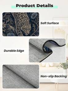 1 buah Karpet Area untuk Ruang Tamu dan Kamar Tidur, Karpet Mewah, Lembut dan Ramah Kulit, Penutup Lantai, Dekorasi Ruangan, Berbagai Ukuran, Karpet Berbulu untuk Ruang Tamu dan Kamar Tidur, Dapat Dicuci - MultiWarna - View 6