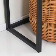 Console Table With Drawer, Coffee Table Hallway Table, Side Table For Living Room & Hallway, Steel, Natural, 80x30x76 Cm - 自然色 - 查看 6