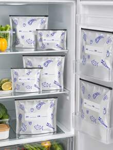 30/10/2pcs Opaque Sealed Food Storage Bags, Extend Food Shelf Life, Sealed Food Packaging Bags, Freezer Storage Bags, Refrigerator Storage And Organization, Kitchen Essential Tools, Home Decor, Gifts - View 2