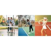 Tennis Balls 6 Pack Training Tennis Balls,High Elasticity Practice Tennis For Beginner, Exercise Playing Balls For Pet Dog HVV5 - 6pcs - View 4