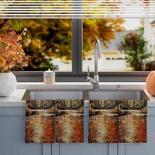 2/4/48pcs Autumn Series Autumn Stream Oil Painting Pattern Printed Kitchen Towels - Super Soft, Highly Absorbent Polyester Tableware And Hand Towels, Perfect For Holiday Decor, Kitchen Decor, Party Decor. - Multicolor - View 13
