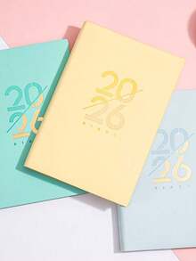 Diary Notebook, Vintage Diary Notebook For Women And Girls, Includes 2026 Calendar, 2026 Daily Planner Notebook, 365 Days Daily Planner For Students, Teachers And Professionals (English Version) - A5 Size Time Management Notebook - One Size - View 2