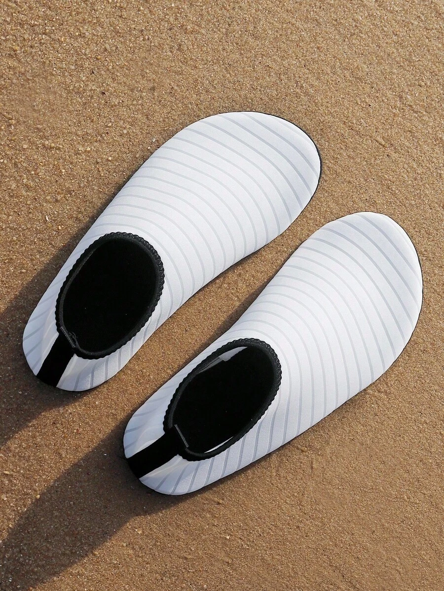 Zapatos de agua negros para mujer, zapatos de natación antideslizantes y transpirables, ligeros y duraderos para senderismo, correr en interiores, surf, playa, secado rápido - Blanco - Ver 1