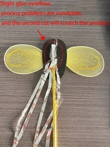 Little Bee Wings 3pcs Set, Bee Headband Magic Wand Wings Costume Set, Halloween Party Animal Cosplay Performance Props - Multicolor - View 10