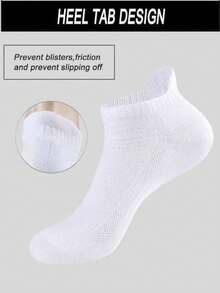 1/3/5/6/10/15 Pairs Unisex Casual Low-Cut Short Socks, Home Leisure Sports Socks - Black - View 4