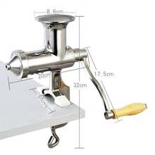 Manual Stainless Steel Citrus Juicer, Handheld Fruit And Vegetable Press, Easy-To-Clean Manual Juice Extractor For Daily Home Use - Silver - View 8