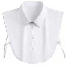 1pc Premium Detachable Fake Collar Inner Lining, Women's Knitted Polyester Layered Half Shirt Collar, Elegant Versatile Neck Accessory, Multiple Colors, Machine Washable, Suitable For Workplace Daily Commute Outfits - Multiple Styles - View 15