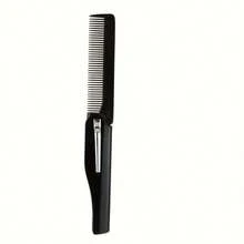 1pc/1set Fine Tooth Comb, Stainless Steel Handle, Foldable Comb, Portable Detangling Comb, Suitable For All Hair Types - Multiple Styles - View 4
