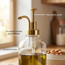 4 Pack Glass Syrup Dispenser With Pump, Multi-Purpose Coffee Syrup Bottle For Coffee Bar, Reusable Pump Container For Oil, Lotion, Hand Soap, Shampoo, Shower Gel & Mouthwash - Clear - View 7