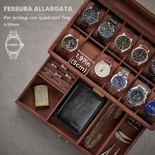 Cajas y organizadores de relojes - Marrón - Ver 3