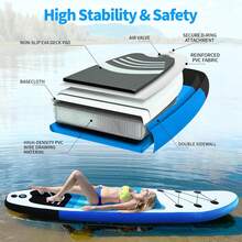 Inflatable Stand Up Paddle Board SUP Accessories & Carry Bag, Wide Stance, Surf Control, Non-Slip Deck, Leash, Paddle And Pump, Standing Boat For Youth & Adult - 1 - View 5