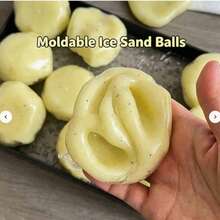 1pc Potato Mash Ice Cream Ball Handmade DIY Stress Relief Squeeze Toy, Popular Crunchy Sound - Multicolor - View 4