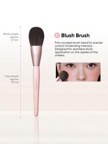 JUDYDOLL 化妝刷組 柔軟刷毛 蓬鬆便攜化妝工具 - c Blush Brush - 查看 2