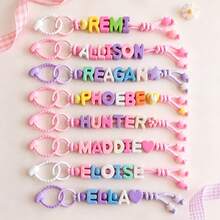 Customized Name Keychain, Personalized Letter Metal Ring, Surprise Gift, Suitable For Backpacks, Bags, Best Back To School Gift - Multicolor - View 10