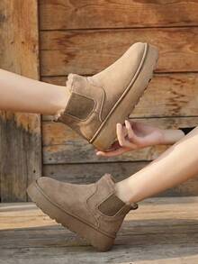 Women Ankle Boots & Booties - Khaki - View 1