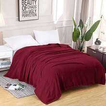 Casaisla Home Collection Sofa Blankets, Throw Blankets & Nap Blankets - Wine - View 2