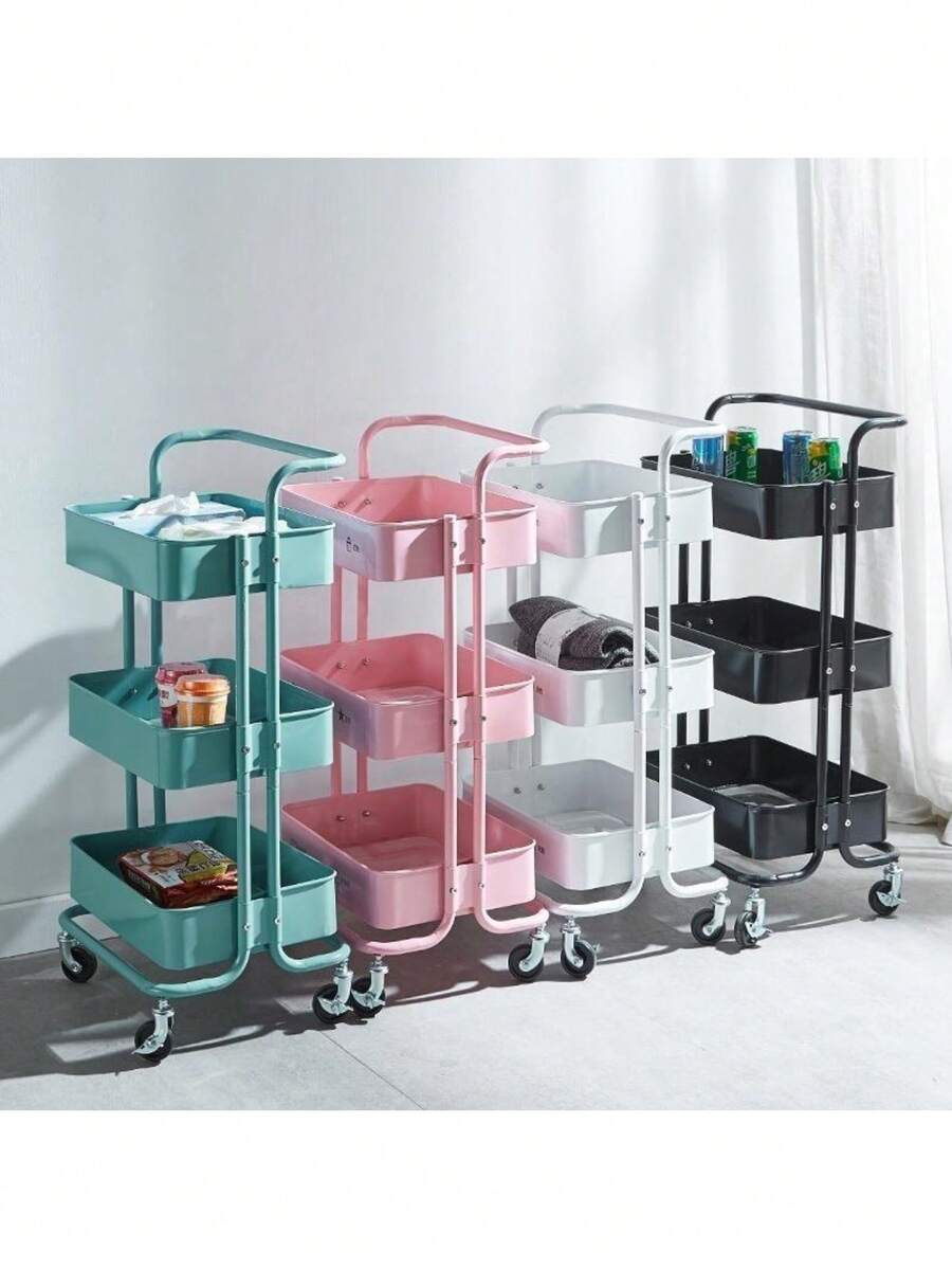 Storage Carts - Black - View 1