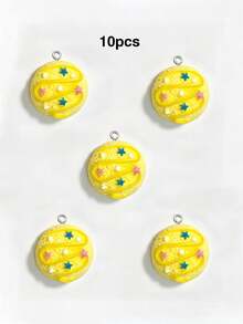 10/20/100pcs Star Ice Cream Ball Resin Charms DIY Necklace Bracelet Earrings Phone Chain Pendant - Ice Cream Ball - View 17