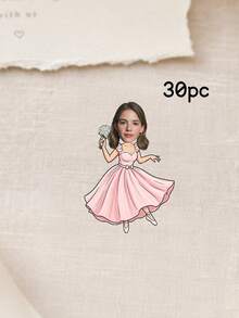 30/72/120pcs Stiker Kartun Foto Kustom, Stiker Karakter Pasangan Kustom untuk Gelas Minuman, Suvenir Pernikahan, Pesta Lajang, Dekorasi Pesta Pertunangan - MultiWarna - View 20