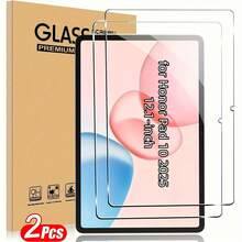 2pcs High Definition Tempered Glass Screen Protector Compatible With Honor Magic Pad4/Magic Pad3/Magic Pad2/Pad V9/Pad9/Pad X9a/Pad X8b/Pad X8a/Pad X7, Anti-Scratch Anti-Fall Easy Installation Compatible With Protective Case - Clear - View 8
