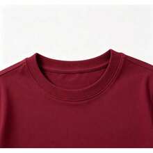 Women T-Shirts - Burgundy - View 5