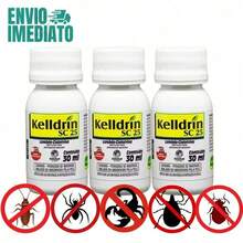 Kelldrin Sc 25 Inseticida Concentrado Mata Insetos Escorpião Barata Aranhas Traças Pulgão - Kelldrin - Visão 1