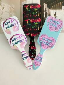 BEATURE K-POP Fans Slogan Pattern Air Cushion Comb, Scalp Massage Comb, Anti-Static, Durable ABS Handle, Suitable For All Hair Types, High-Quality Air Cushion Comb. - Air Cushion Comb - View 9