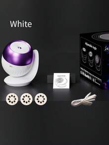 1pc Creative Music Starry Sky Film Projection Lamp, Ocean Festival Atmosphere Projector Romantic Mood Light, Suitable For Bedroom Bedside, Living Room, Party, Home Decor, Room Decoration - Multicolor - View 7