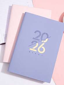 Diary Notebook, Vintage Diary Notebook For Women And Girls, Includes 2026 Calendar, 2026 Daily Planner Notebook, 365 Days Daily Planner For Students, Teachers And Professionals (English Version) - A5 Size Time Management Notebook - One Size - View 6