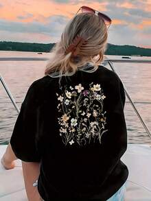 Women T-Shirts - 黑色 - 查看 3