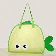 1 pieza Mochila de gran capacidad con cordón de nylon transpirable, adecuada para juguetes de playa, uso en piscina y actividades al aire libre - Multicolor - Ver 11