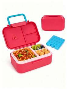1 Set Multi-Color Refrigerator Storage Boxes, Multi-Function Sealed Bento Box Set (Includes Bento Box + Ice Pack), Suitable For Microwave, Dishwasher And Refrigerator, Perfect For Sandwiches, Main Meals, Fruits And Nutritional Meals, Back To School Supplies - Multicolor - View 7