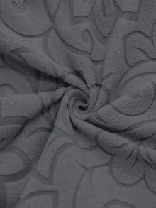 2pcs/Set (Back Cover + Seat Cover) Solid Color Jacquard Split Office Chair Cover, Modern Style Elastic Polyester Split Office Chair Cover, Suitable For Office, Study, Home Use, All Seasons - Grey - View 6
