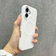 夏季清新色果凍感 2 合 1 磁吸手機殼，適用於 iPhone 16 17 16e 17e，磨砂防摔硬殼，適用於 iPhone 15 14 13 11 16 Pro Max 17 Pro Max 12 - 白色 - 查看 11