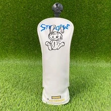 Golf Club Head Cover: A Durable, Golf Accessory Club Head Protector Fun And Cute Rabbit Pattern That Provides The Best Protection For Your Golf The Best Choice For Giving Gifts - White - View 11