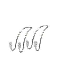 Luxury Crystal Car Backseat Hook, Durable Metal Backrest Hook, Shiny Design, Suitable For Women, Universal Fit For SUV And Sedan - A - View 11