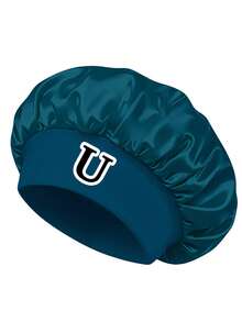 1PC Green Bonnet With 26 Letters Print, Wide Brim Sleep Cap For All Hairstyles, Soft Hair Care Shower Cap Multifunctional Hair Accessory. - Green SM06 1PC - View 15
