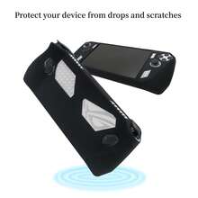 Compatible With ROG Ally, 1pc Protective Case + 2pcs Joystick Caps Set, Anti-Drop, Anti-Dust, Anti-Scratch, Anti-Slip, Anti-Sweat, Non-Slip Grip Design On Front And Back For Enhanced Gaming Control - View 3