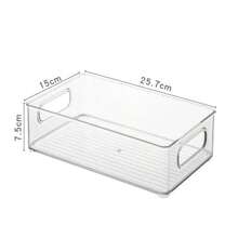 1/2 Piezas Caja Organizadora de Escritorio Apilable Transparente, Contenedor Multiusos de Gran Capacidad, Estuche de Almacenamiento a Prueba de Polvo para Artículos de Papelería, Cosméticos, Notas, Documentos de Papel & Artículos Varios Diarios, Ideal para Uso en el Hogar, Oficina y Escuela - transparente - Ver 12