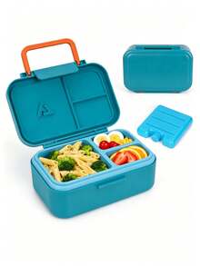 1 Set Multi-Color Refrigerator Storage Boxes, Multi-Function Sealed Bento Box Set (Includes Bento Box + Ice Pack), Suitable For Microwave, Dishwasher And Refrigerator, Perfect For Sandwiches, Main Meals, Fruits And Nutritional Meals, Back To School Supplies - Multicolor - View 11
