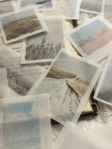 1 Pack 52pcs Landscape Poetry Washi Stickers DIY Scrapbook Journaling Material Stickers - DT238 - View 3