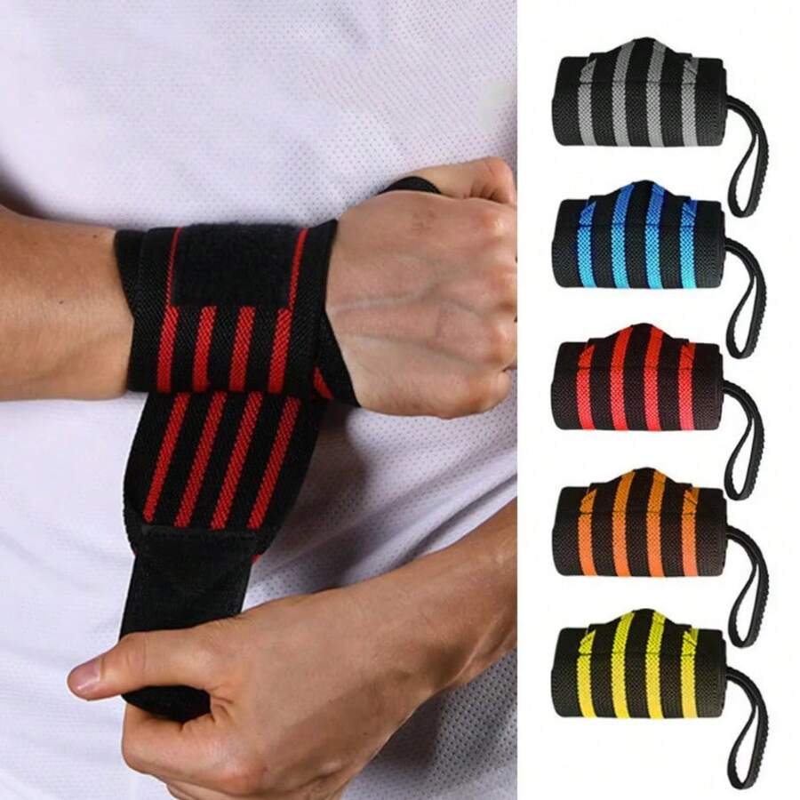 1pc Wrist Wrap Wristband Adjustable Bandage Hand Supports Wrist Support Protective Weight Lifting Gym Training Wrist Strap Brace - Multicolor - View 1