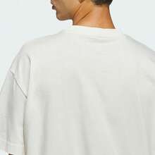 Adidas T-Shirt Unisex Fashion Minimalist All-Match Versatile Pure Cotton Comfortable Sports Short Sleeve - White - View 5