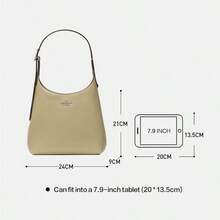 Kate Spade حقيبة كتف بوهيمية للنساء KS 454، حقيبة يد أنيقة، مناسبة للحفلات والتسوق، حقيبة كروس بودي صغيرة بتصميم بسيط - اخضر زيتون - مشاهدة 6