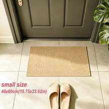 1pc Long Strip Faux Sisal Rug - Machine Washable Mat, Suitable For Entryway, Bathroom, Hallway, Kitchen, Laundry Room, Kitchen Mat, Long Strip Rug, Area Rug, Decorative Rug, Home Decor, Washable Rug - Camel - View 17